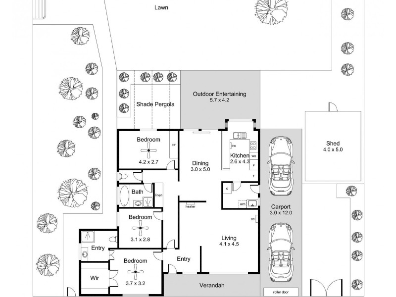 23 Glenalvon Drive, Flagstaff Hill SA 5159 Floorplan