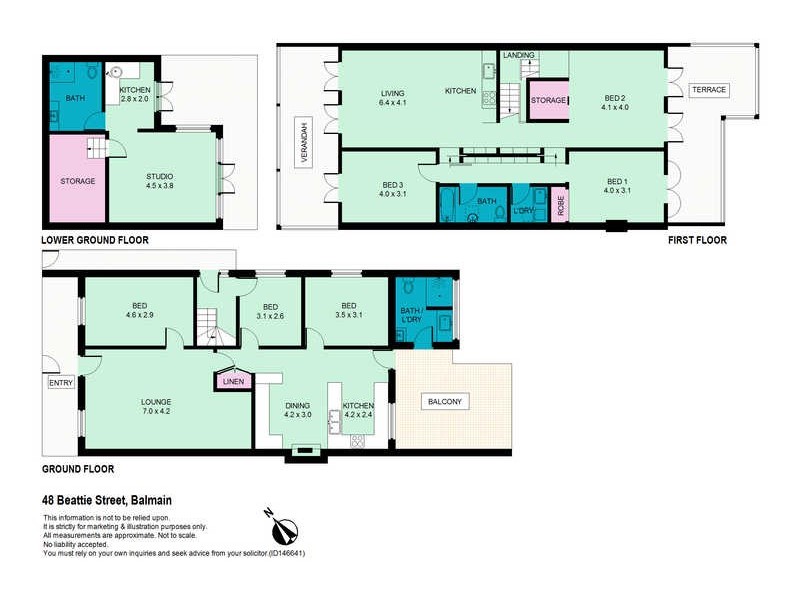 48 Beattie Street, Balmain NSW 2041 Floorplan