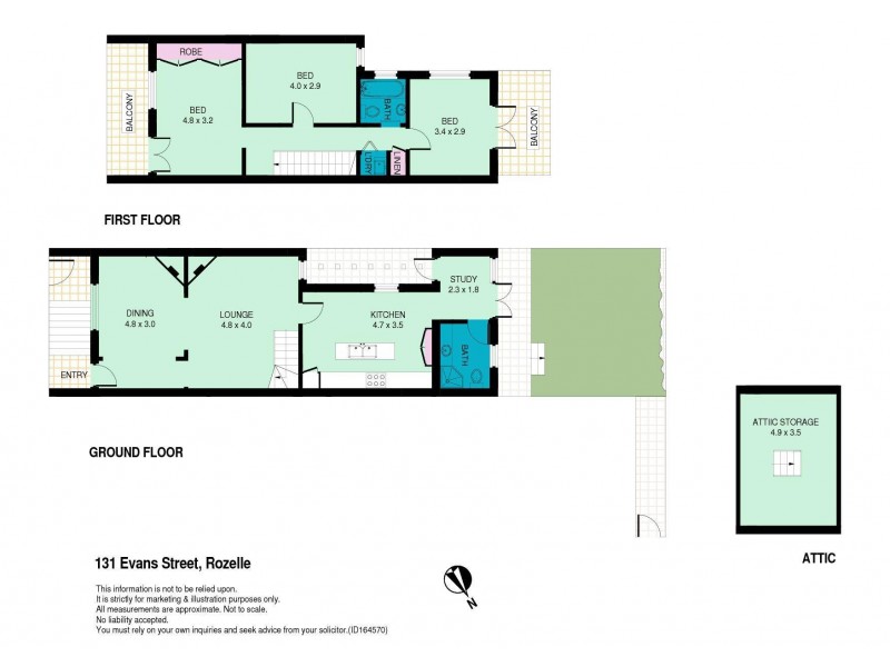 131 Evans Street, Rozelle NSW 2039 Floorplan