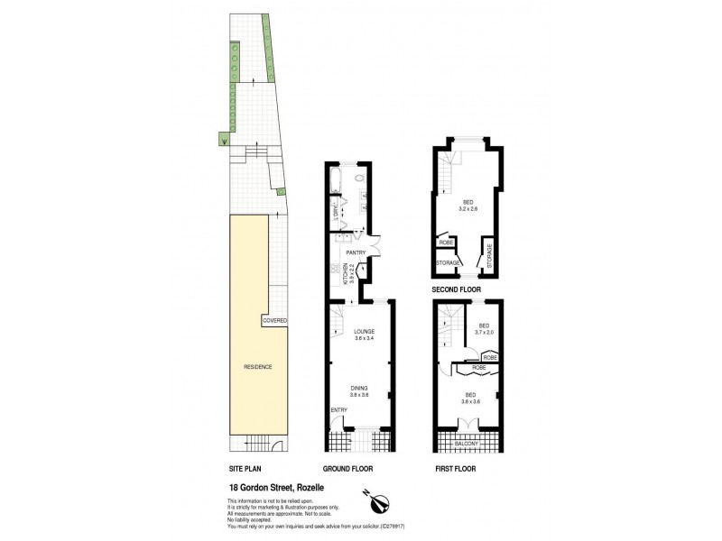 18 Gordon Street, Rozelle NSW 2039 Floorplan