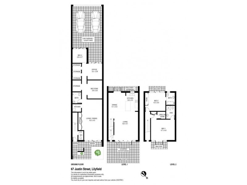 67 Justin Street, Lilyfield NSW 2040 Floorplan