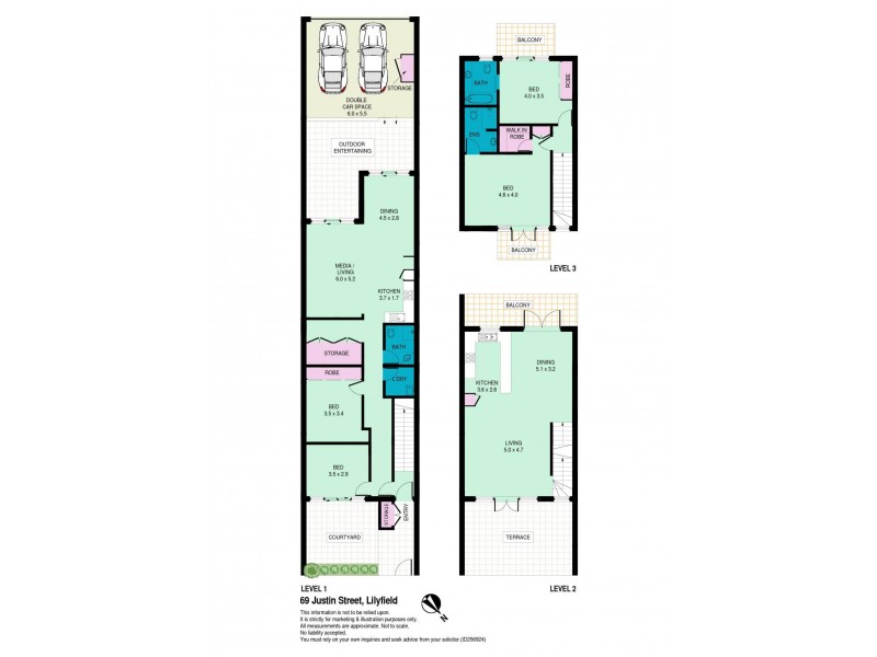 69 Justin Street, Lilyfield NSW 2040 Floorplan