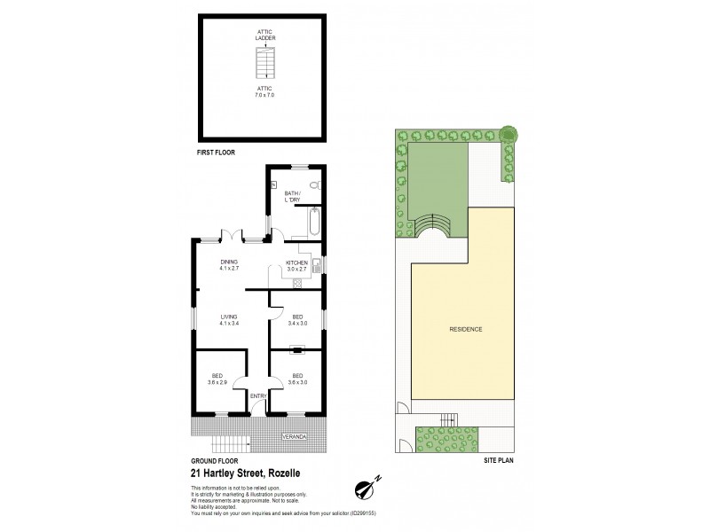 21 Hartley Street, Rozelle NSW 2039 Floorplan