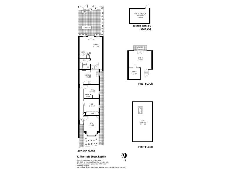 62 Mansfield Street, Rozelle NSW 2039 Floorplan
