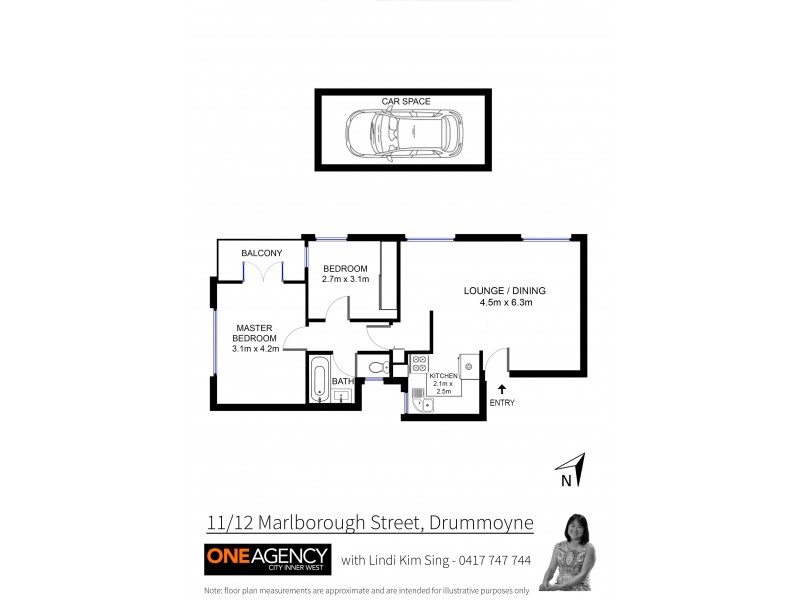 11/12 Malborough Street, Drummoyne NSW 2047 Floorplan
