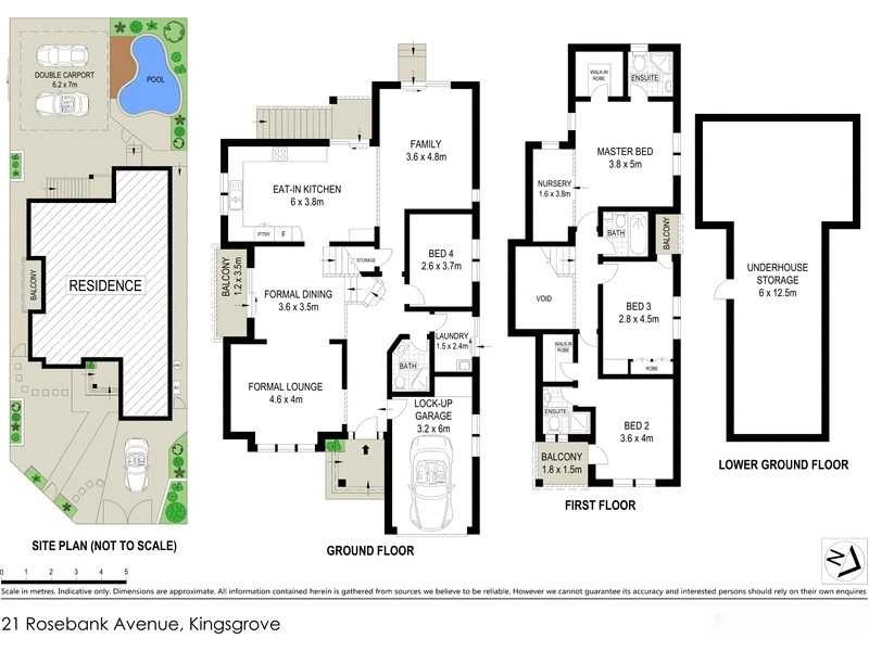 21 Rosebank Avenue, Kingsgrove NSW 2208 Floorplan