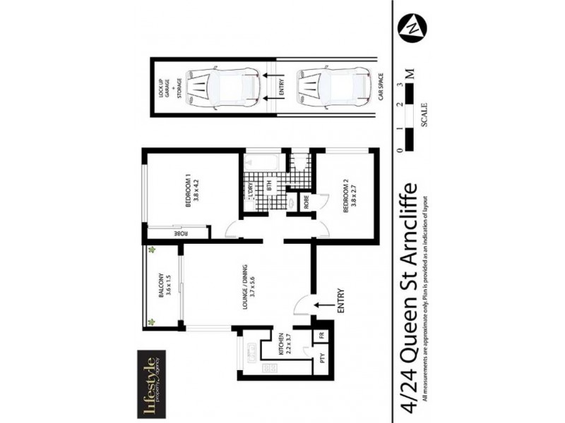 4/24 Queen Street, Arncliffe NSW 2205 Floorplan