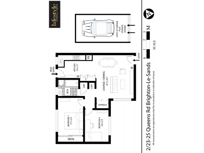 23 Queens Road, Brighton-le-sands NSW 2216 Floorplan