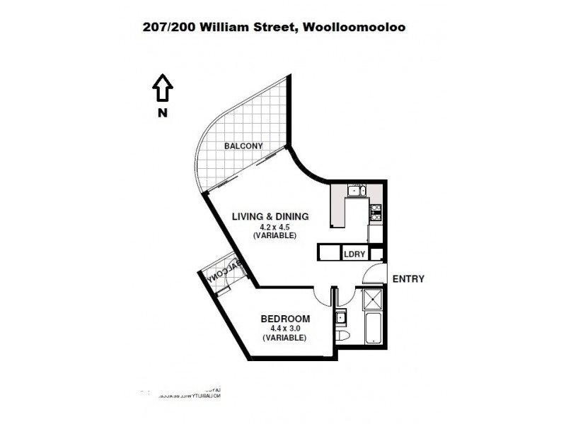 200 William Street, Woolloomooloo NSW 2011 Floorplan