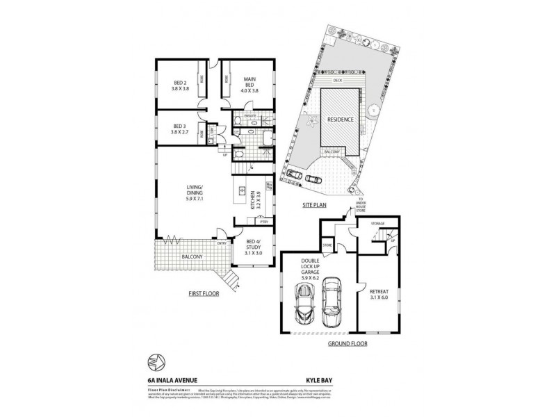 6A Inala Avenue, Kyle Bay NSW 2221 Floorplan