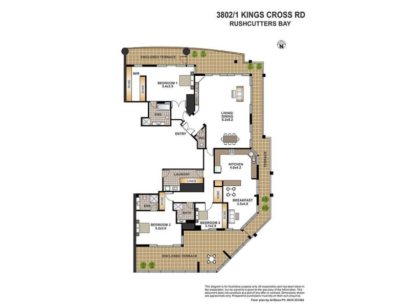 1 Kings Cross Road, Darlinghurst NSW 2010 Floorplan