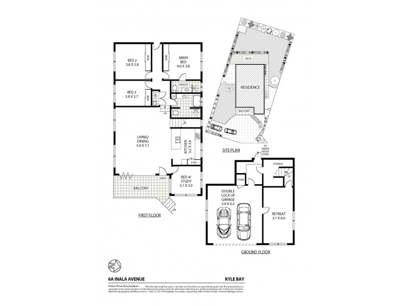 6A Inala Avenue, Kyle Bay NSW 2221 Floorplan