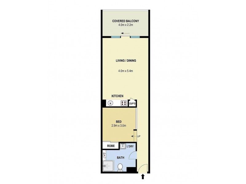 208 Chalmers Street, Surry Hills NSW 2010 Floorplan