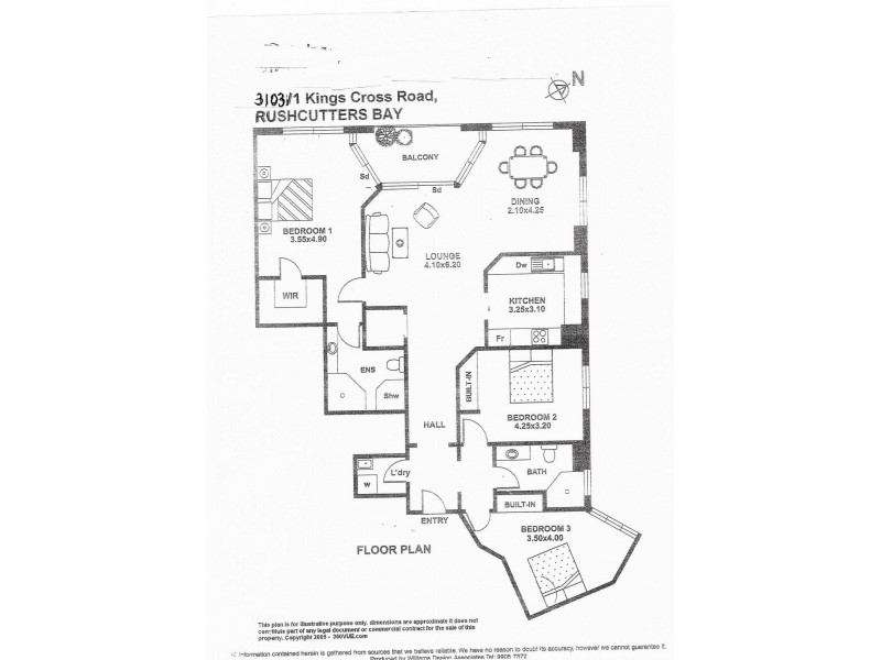 1  Kings Cross Road, Darlinghurst NSW 2010 Floorplan