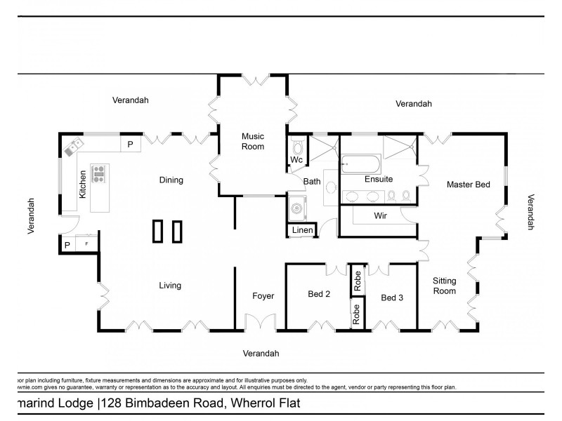 128 Bimbadeen Road, Wherrol Flat NSW 2429 Floorplan