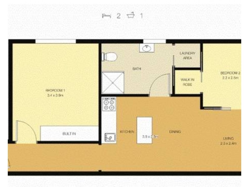 4 Clapton Place, Darlinghurst NSW 2010 Floorplan