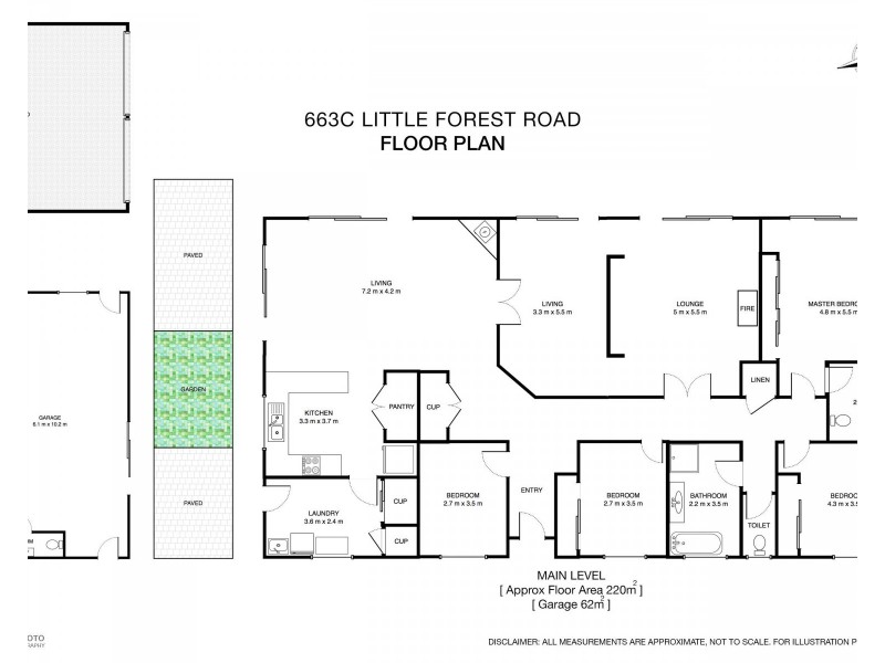 663c Little Forest Road, Milton NSW 2538 Floorplan
