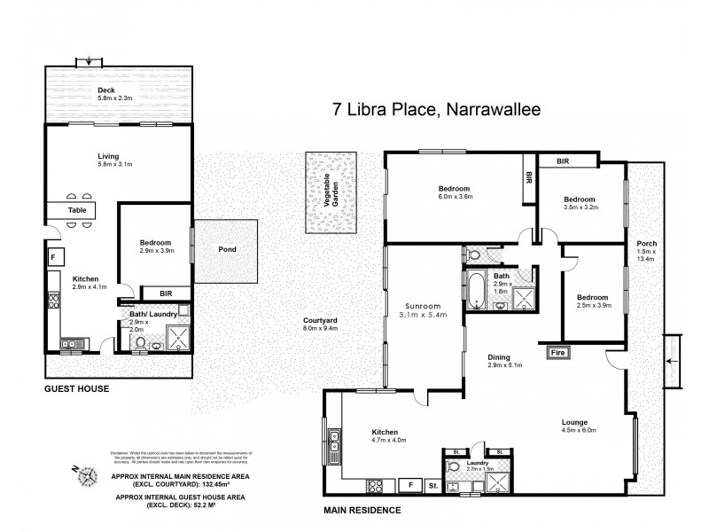 7 Libra Place, Narrawallee NSW 2539 Floorplan