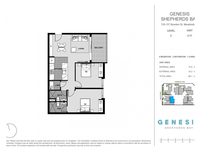 133 Bowden Street, Meadowbank NSW 2114 Floorplan