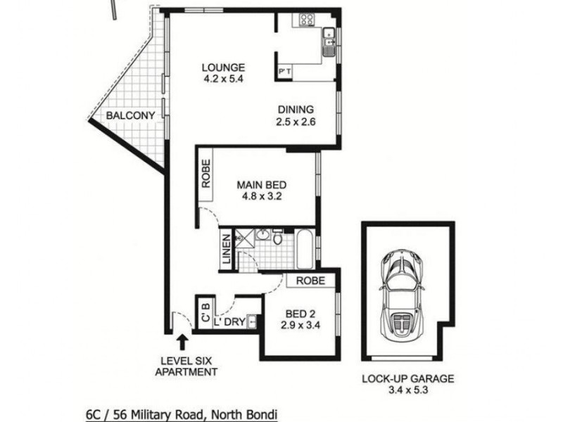 56 Military Road, North Bondi NSW 2026 Floorplan