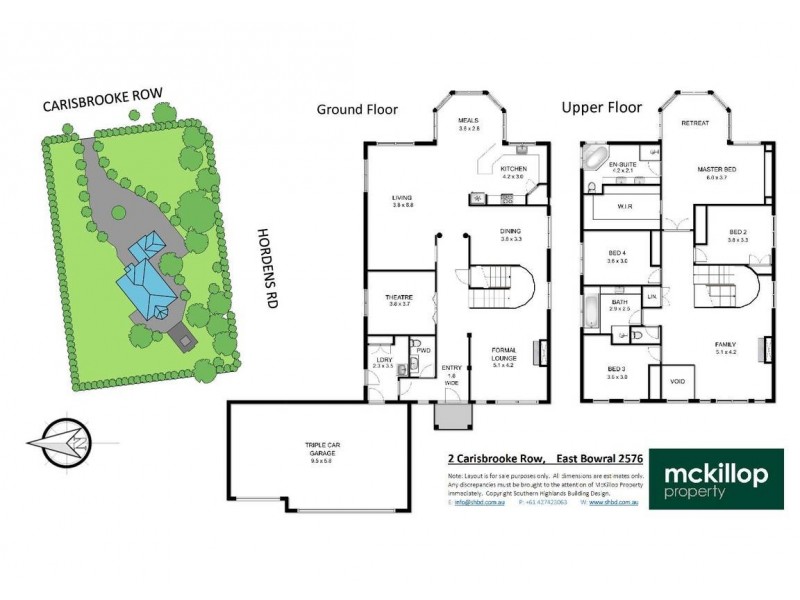 2 Carisbrooke Row, Bowral NSW 2576 Floorplan