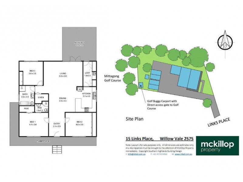 15 Links Place, Willow Vale NSW 2575 Floorplan