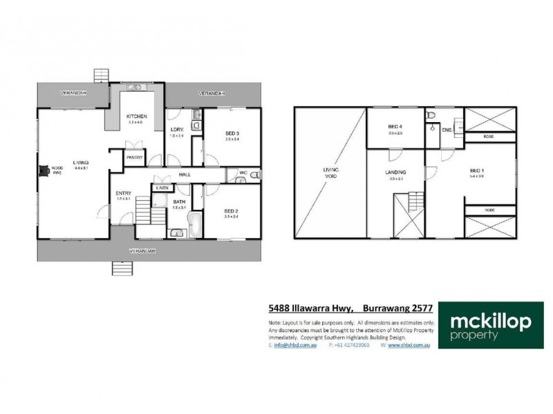 5488 Illawarra Highway, Burrawang NSW 2577 Floorplan