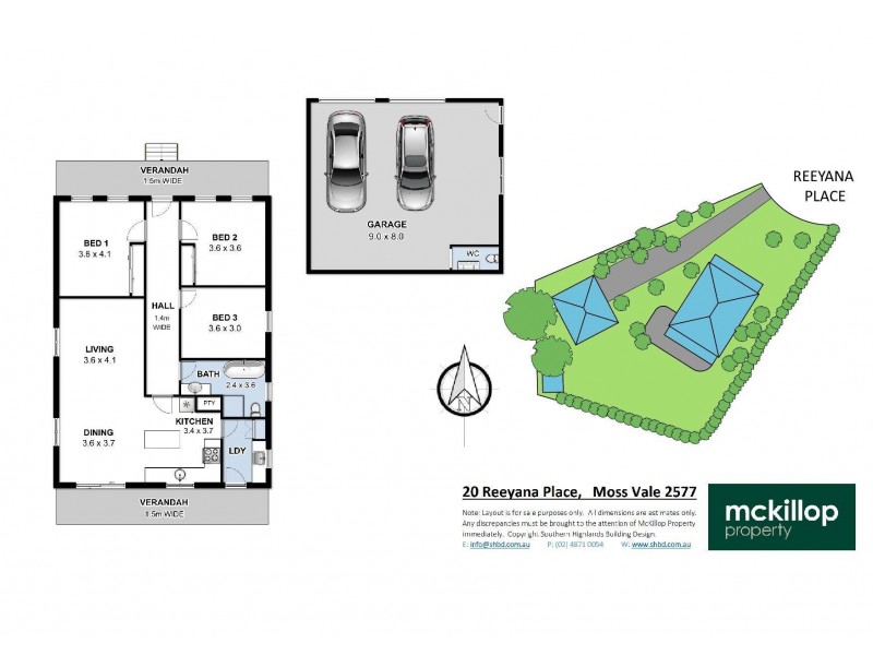 20 Reeyana Place, Moss Vale NSW 2577 Floorplan