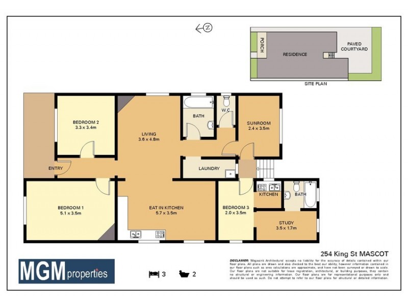 254 King Street, Mascot NSW 2020 Floorplan