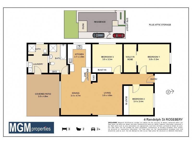 4 Randolph Street, Rosebery NSW 2018 Floorplan