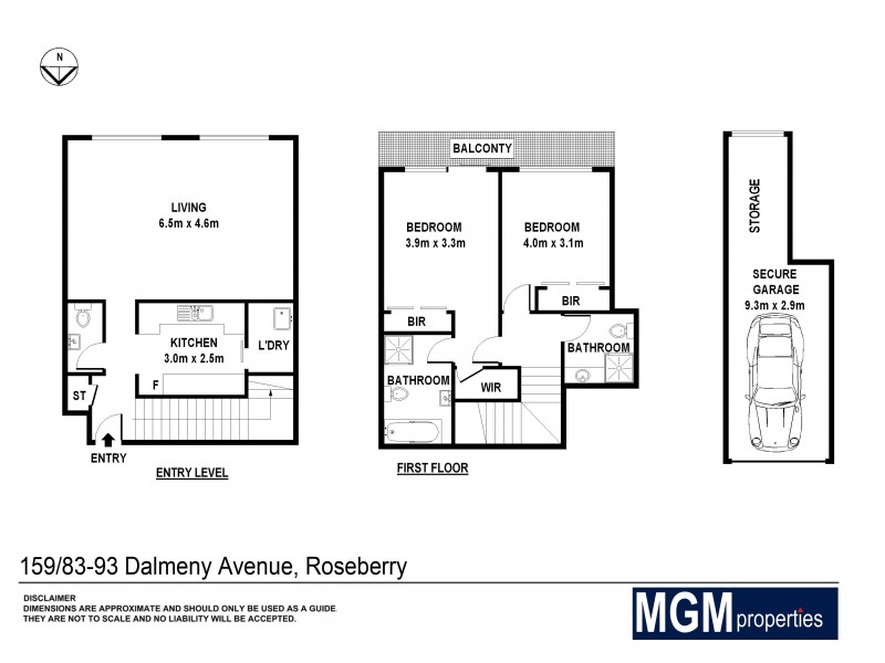 159/83-93 Dalmeny Avenue, Rosebery NSW 2018 Floorplan