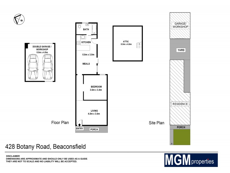 428 Botany Road, Beaconsfield NSW 2015 Floorplan
