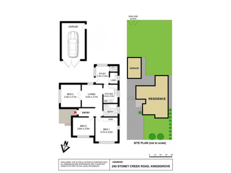 245 Stoney Creek Road, Kingsgrove NSW 2208 Floorplan