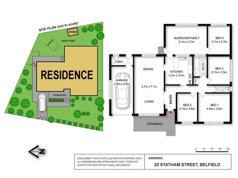 20 Statham Street, Belfield NSW 2191 Floorplan