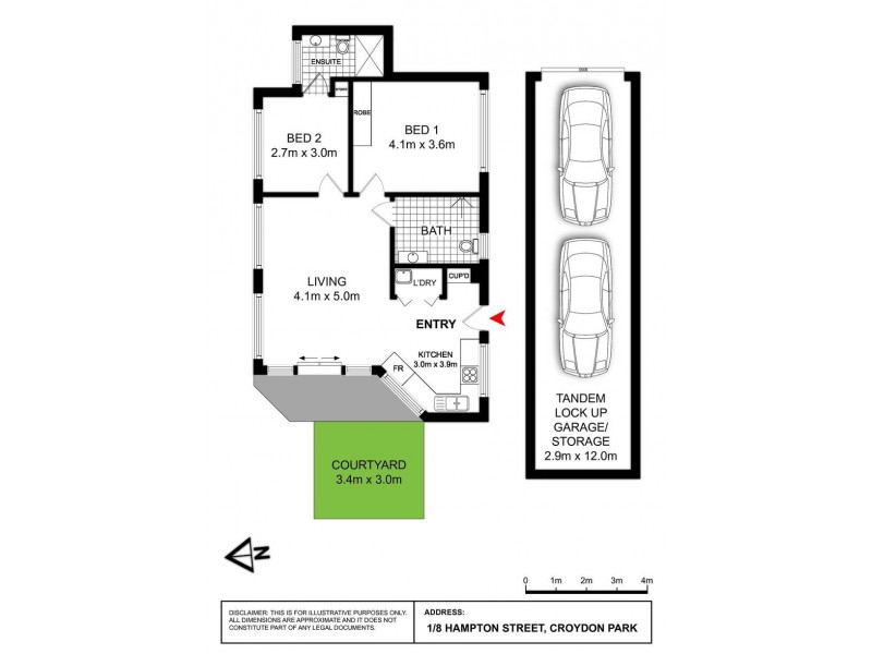1-6/8 Hampton Street, Croydon Park NSW 2133 Floorplan