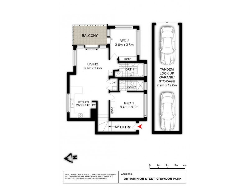 5/8 Hampton Street, Croydon Park NSW 2133 Floorplan