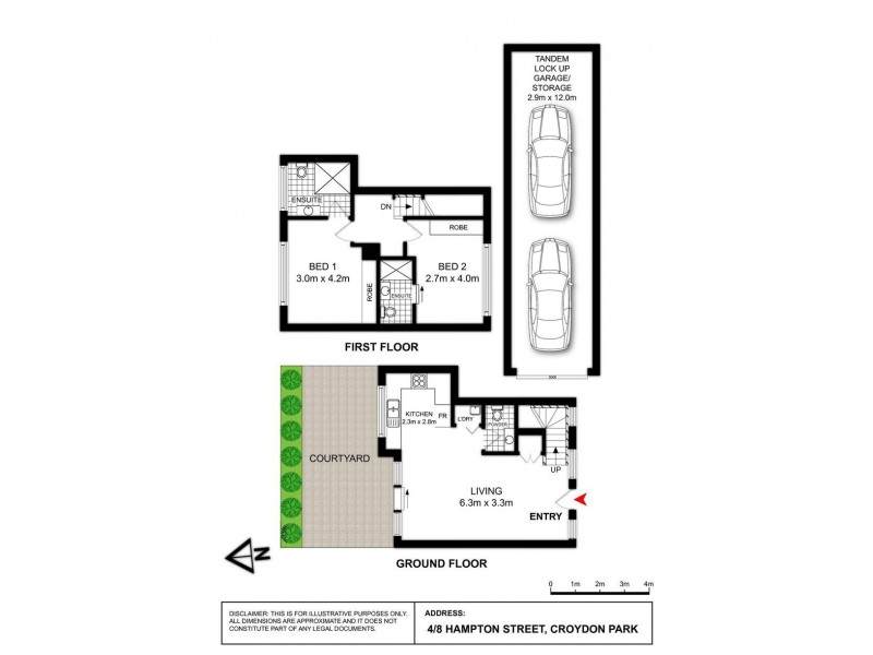 4/8 Hampton Street, Croydon Park NSW 2133 Floorplan