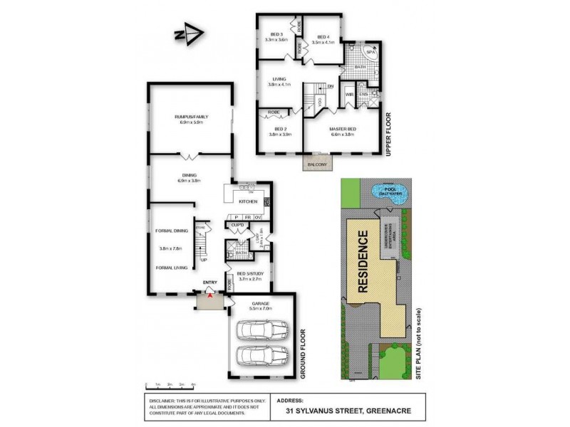 31 Sylvanus St, Greenacre NSW 2190 Floorplan