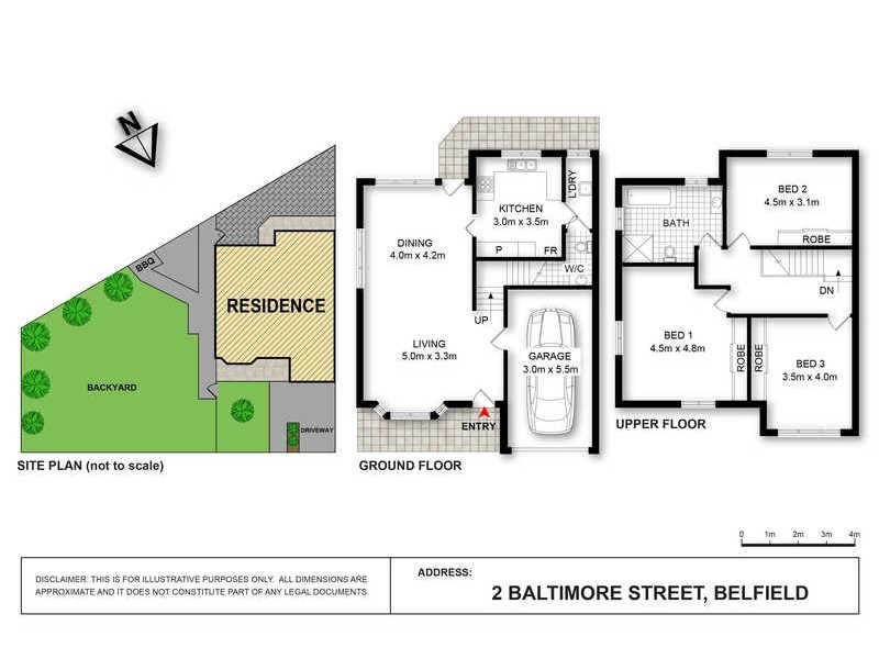2 Baltimore Street, Belfield NSW 2191 Floorplan