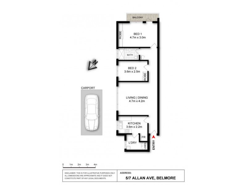 5/7 Allan Avenue, Belmore NSW 2192 Floorplan