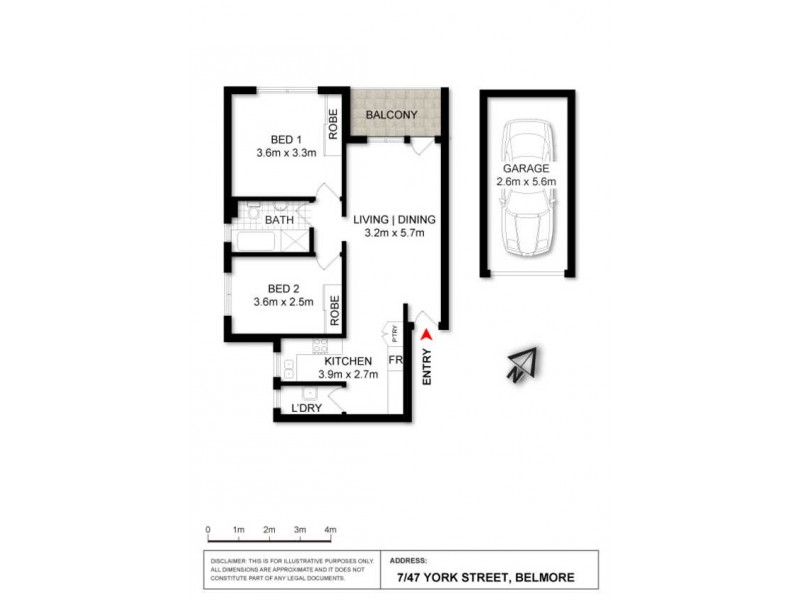 7/47 York Street, Belmore NSW 2192 Floorplan