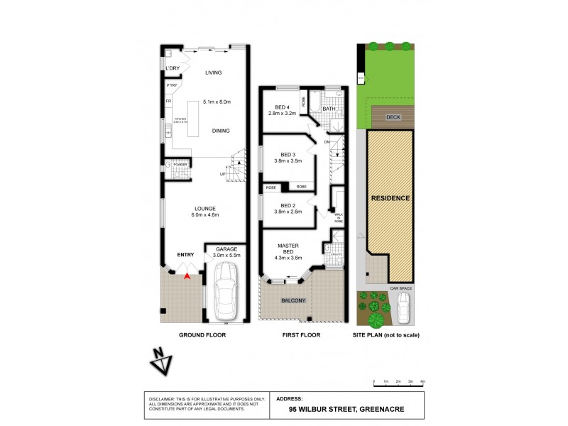 95 Wilbur Street, Greenacre NSW 2190 Floorplan