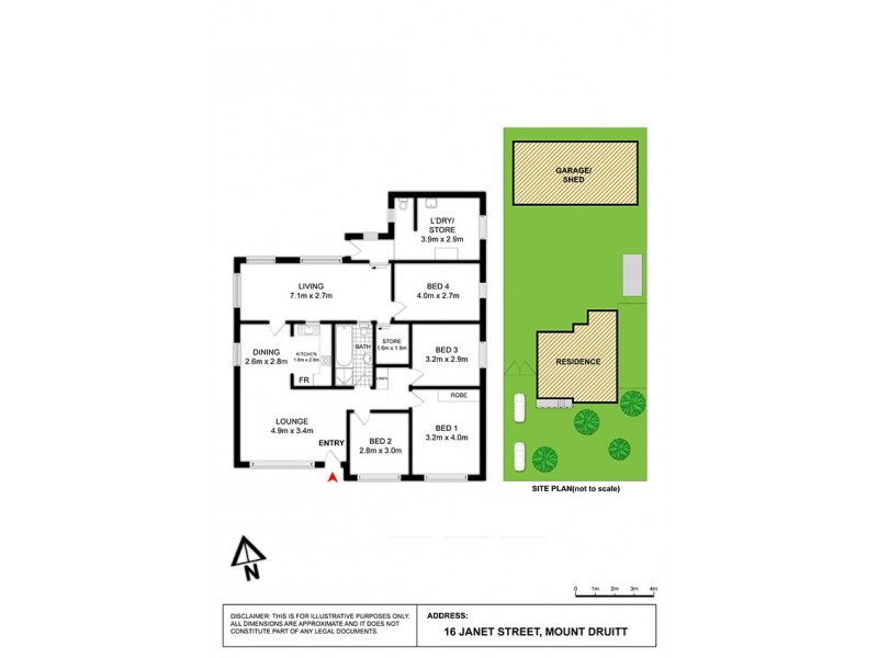 16 Janet Street, Mount Druitt NSW 2770 Floorplan