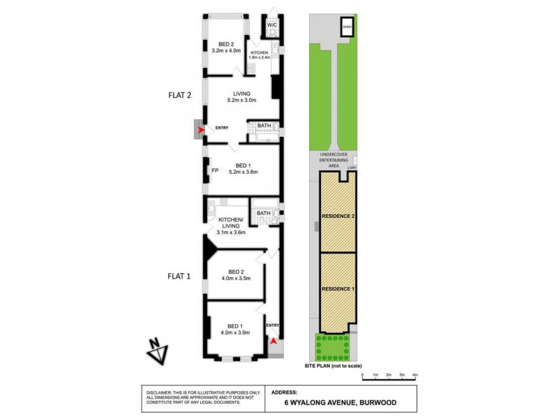 6 Wyalong Street, Burwood NSW 2134 Floorplan