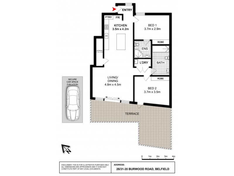 26/31 Burwood Road, Belfield NSW 2191 Floorplan
