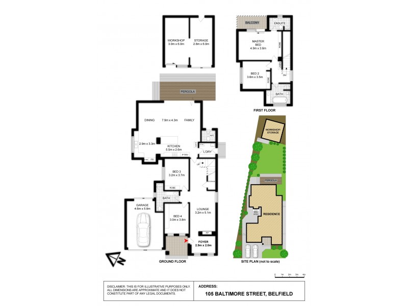 105 Baltimore Street, Belfield NSW 2191 Floorplan
