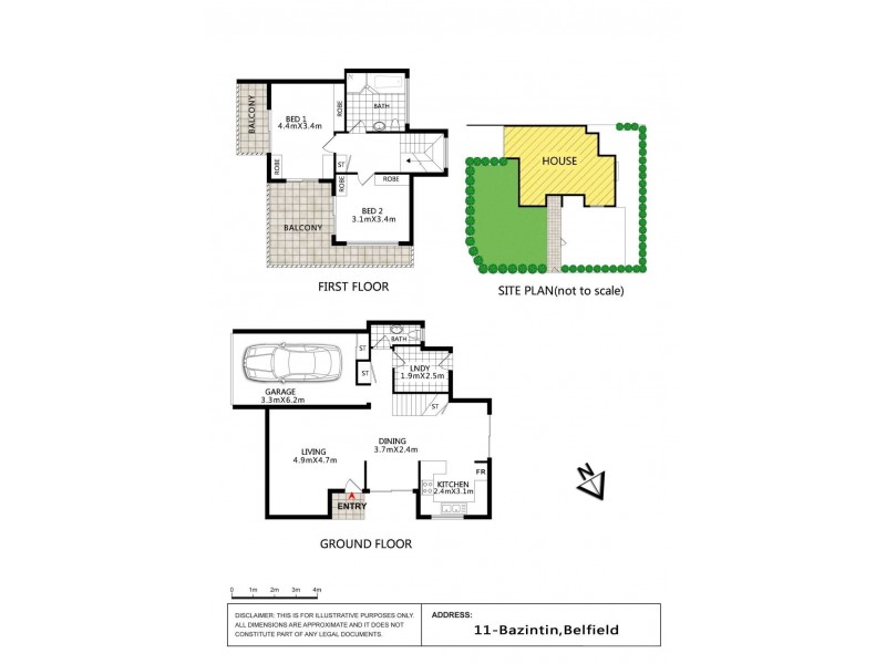 11 Bazentin Street, Belfield NSW 2191 Floorplan