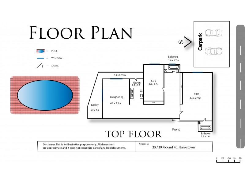 25/59 Rickard Road, Bankstown NSW 2200 Floorplan