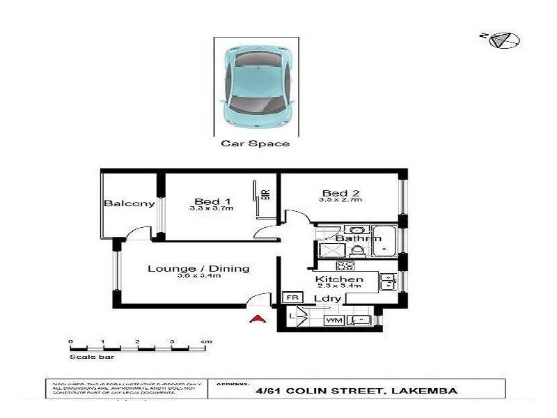 4/61 Colin Street, Lakemba NSW 2195 Floorplan