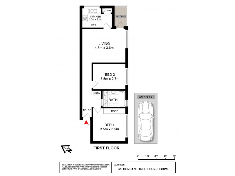5/3 Duncan Street, Punchbowl NSW 2196 Floorplan